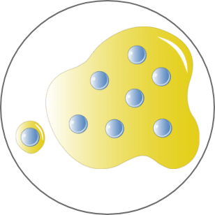 Water in oil (W/O) emulsion Ellicacy